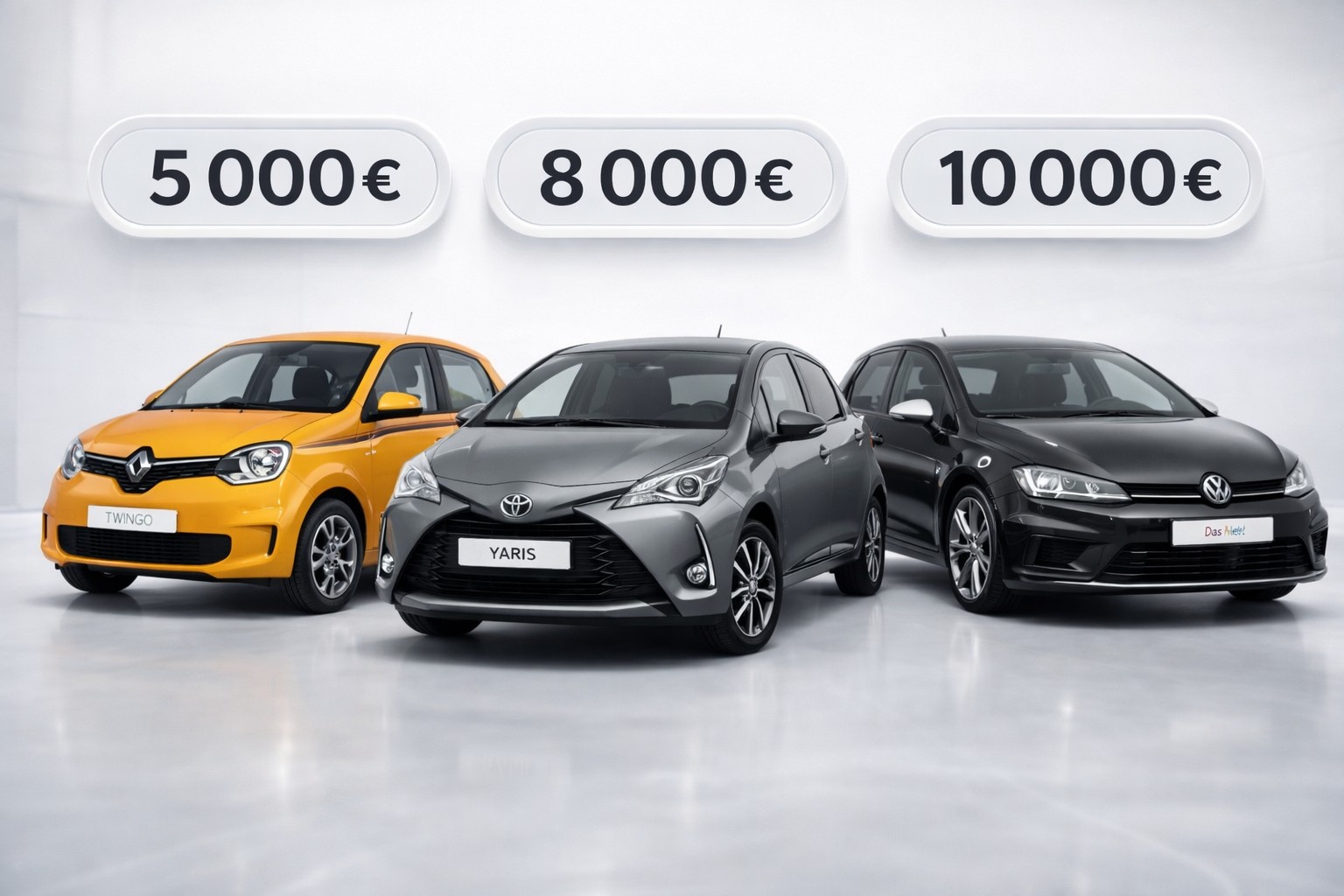 Quelle voiture acheter avec 5000€, 8000€ ou 10000€ en 2026 ?