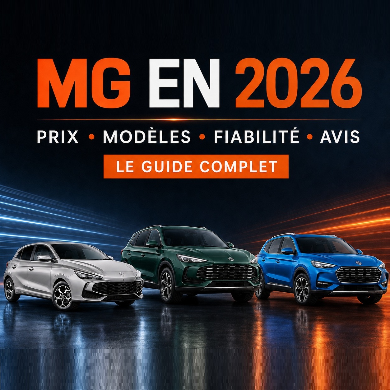 MG en 2026 : prix, modèles, fiabilité et avis