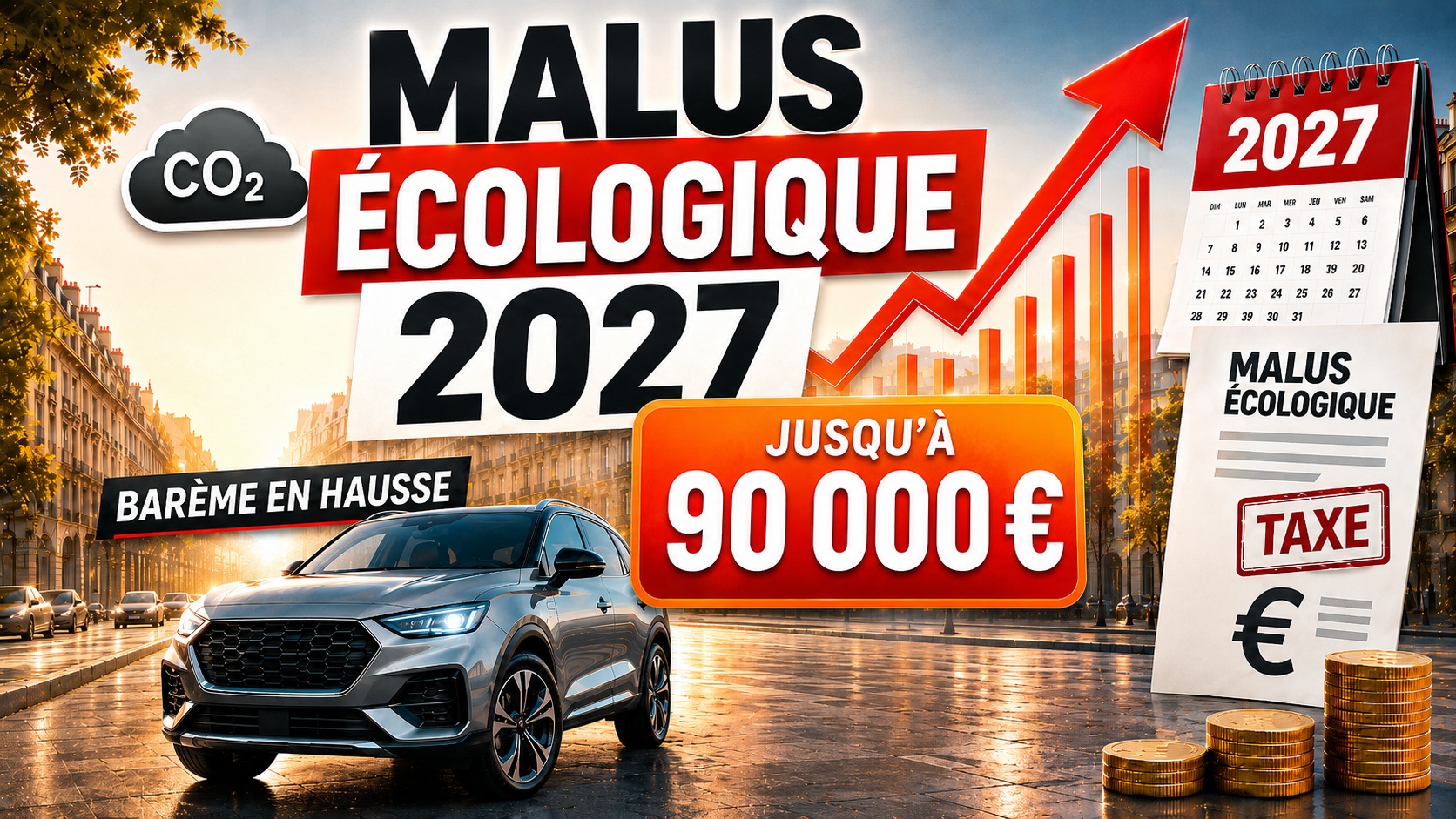 Malus écologique 2027 : barème, calcul et économies