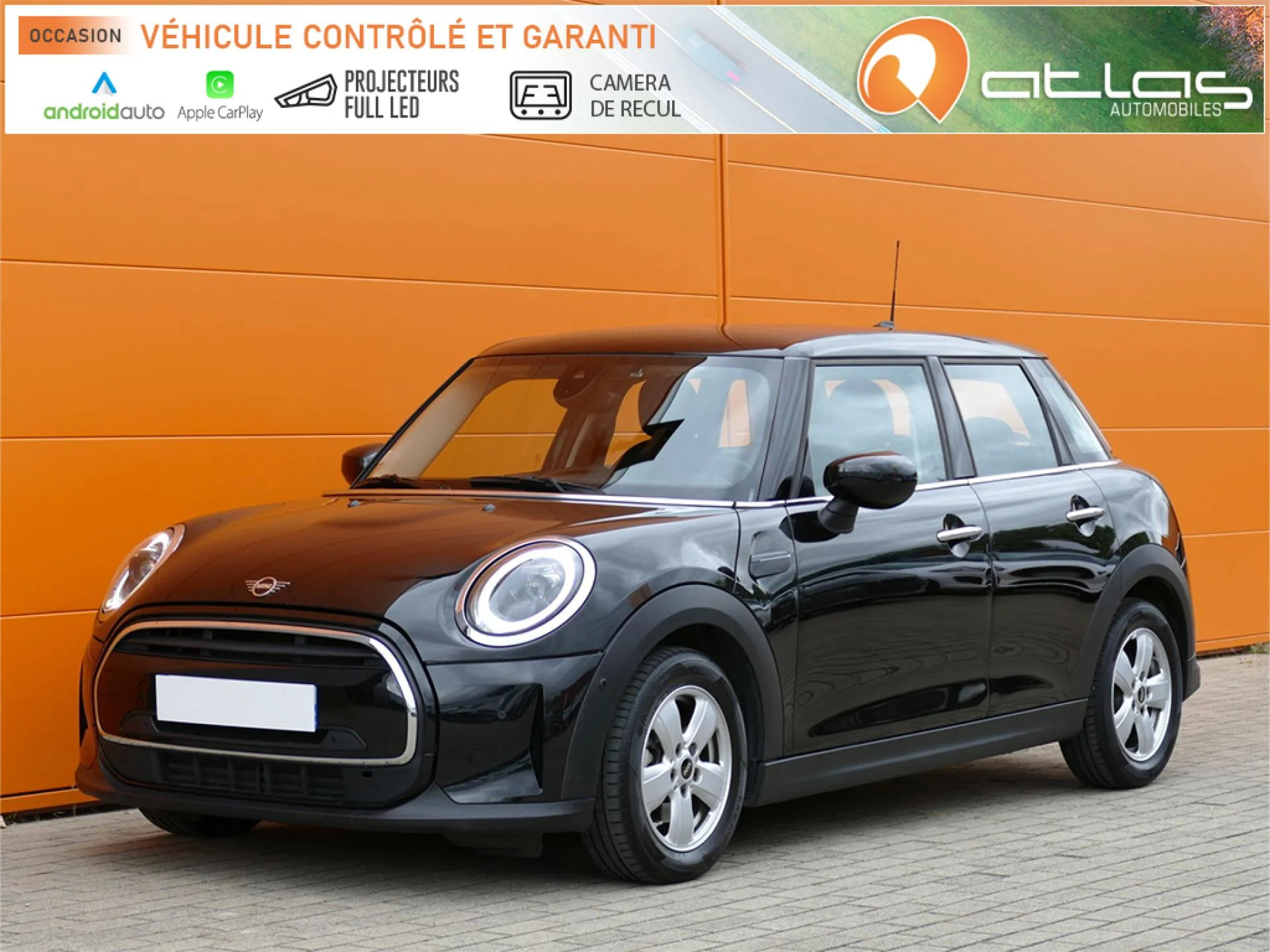 MINI MINI III F55 1.5 ONE 102 ESSENTIAL - BV BVA7 & PACK DRIVING 2021 - 64 824 km - ESSENCE - 18 280€ - Disponible près de Meaux