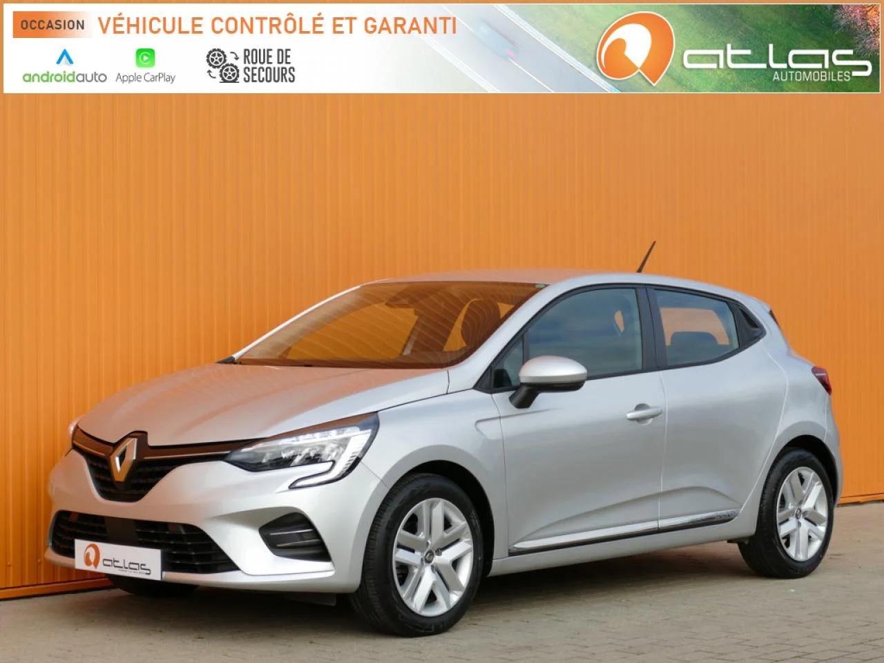 RENAULT CLIO V 1.6 E-TECH HYBRIDE 140 BUSINESS PACK CAMERA - BVA - 2021 - 15480€ - HYBRIDE ESSENCE - Automatique - Atlas Automobiles