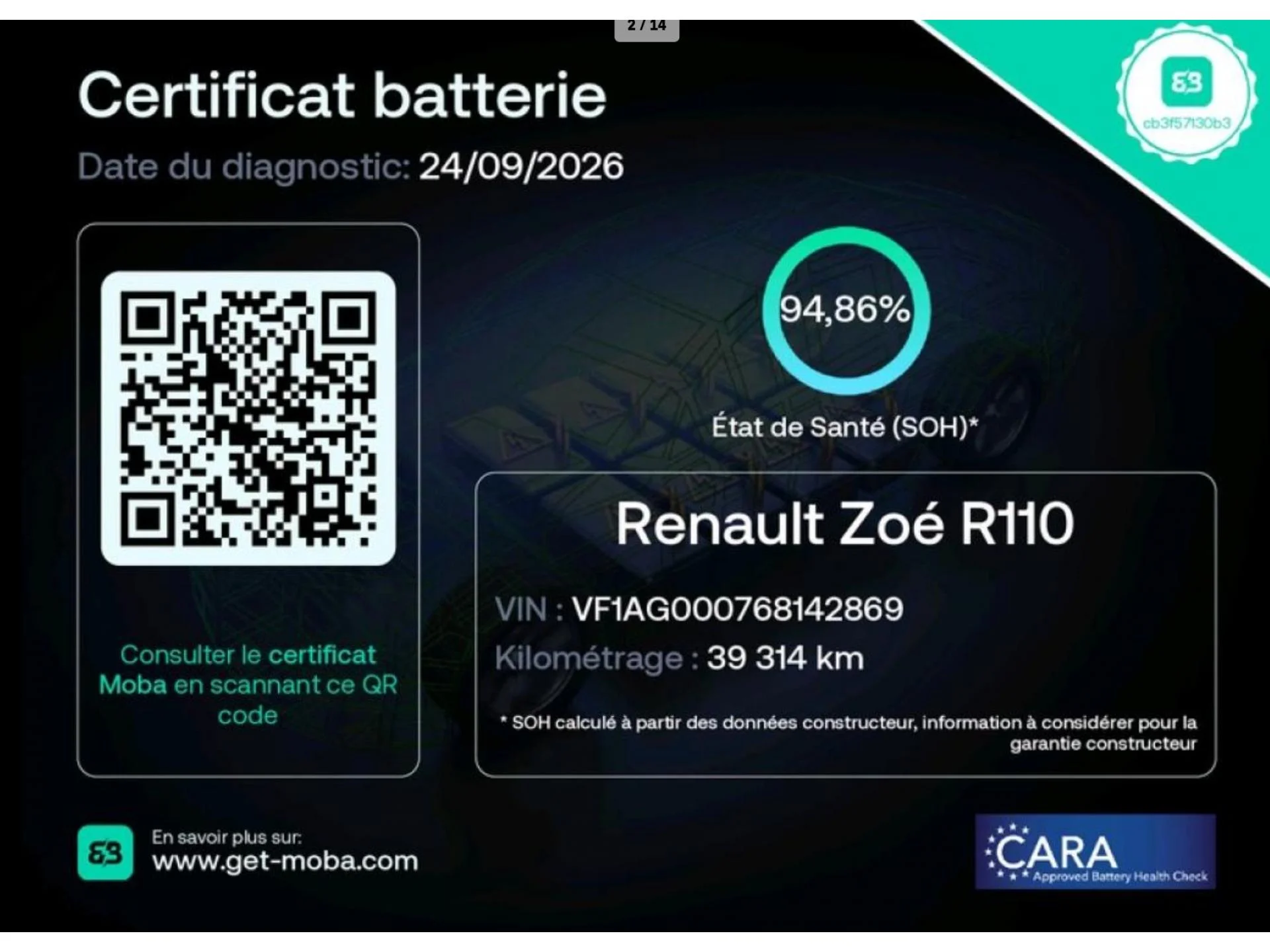RENAULT ZOE - Miniature 6 sur 33 - Cliquer pour voir cette photo