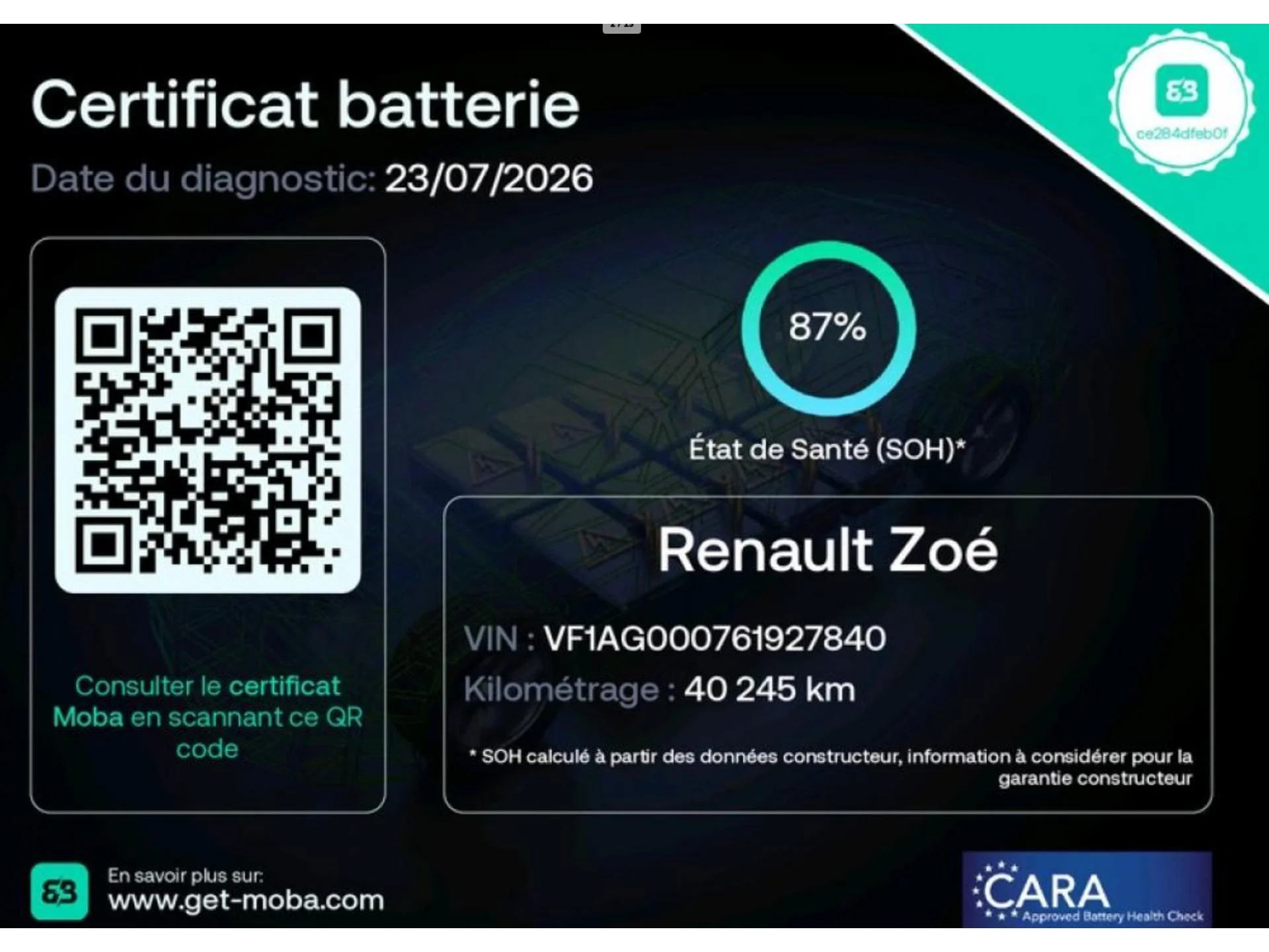 RENAULT ZOE - Miniature 4 sur 22 - Cliquer pour voir cette photo