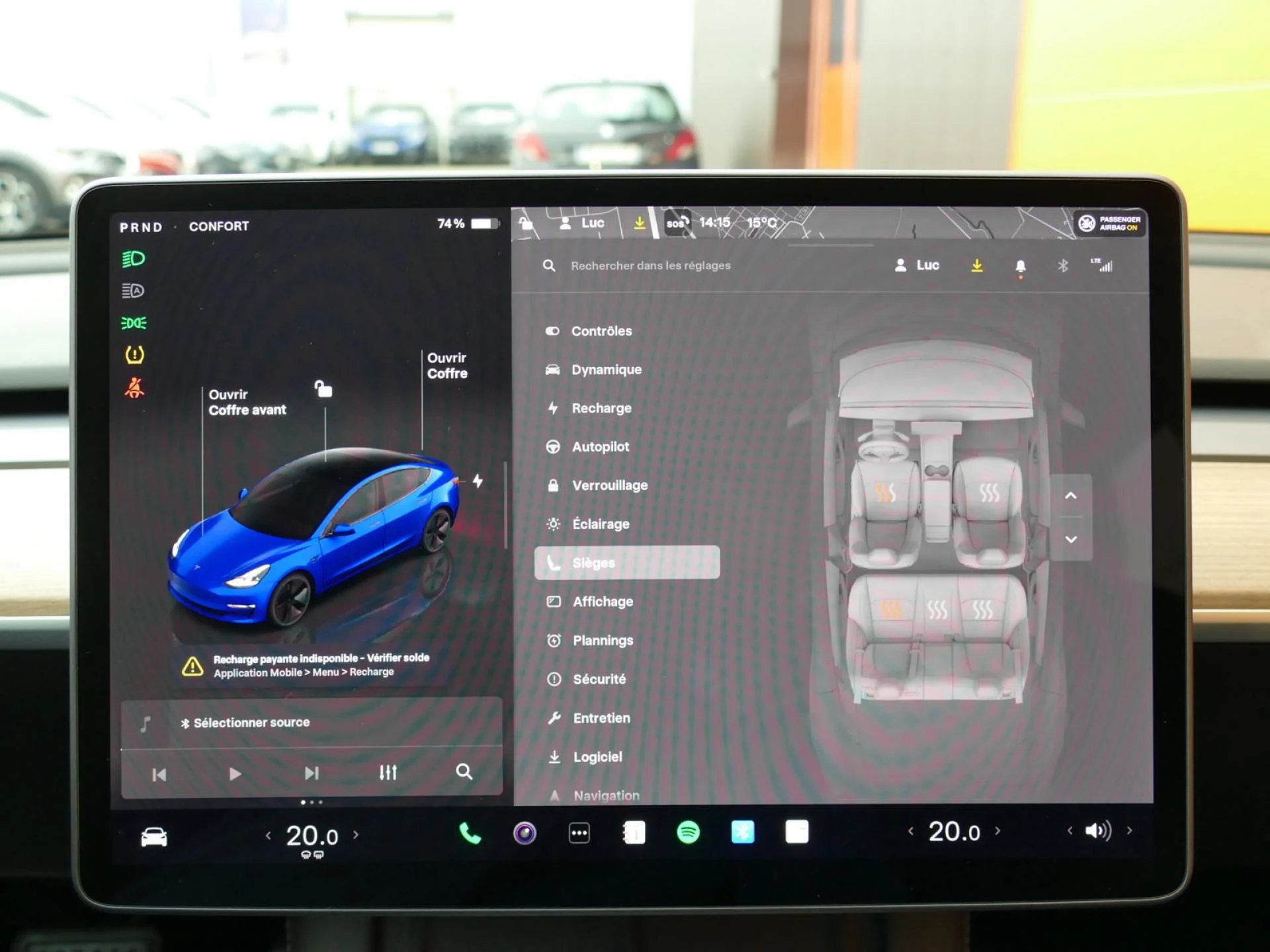 TESLA MODEL 3 - Miniature 16 sur 32 - Cliquer pour voir cette photo