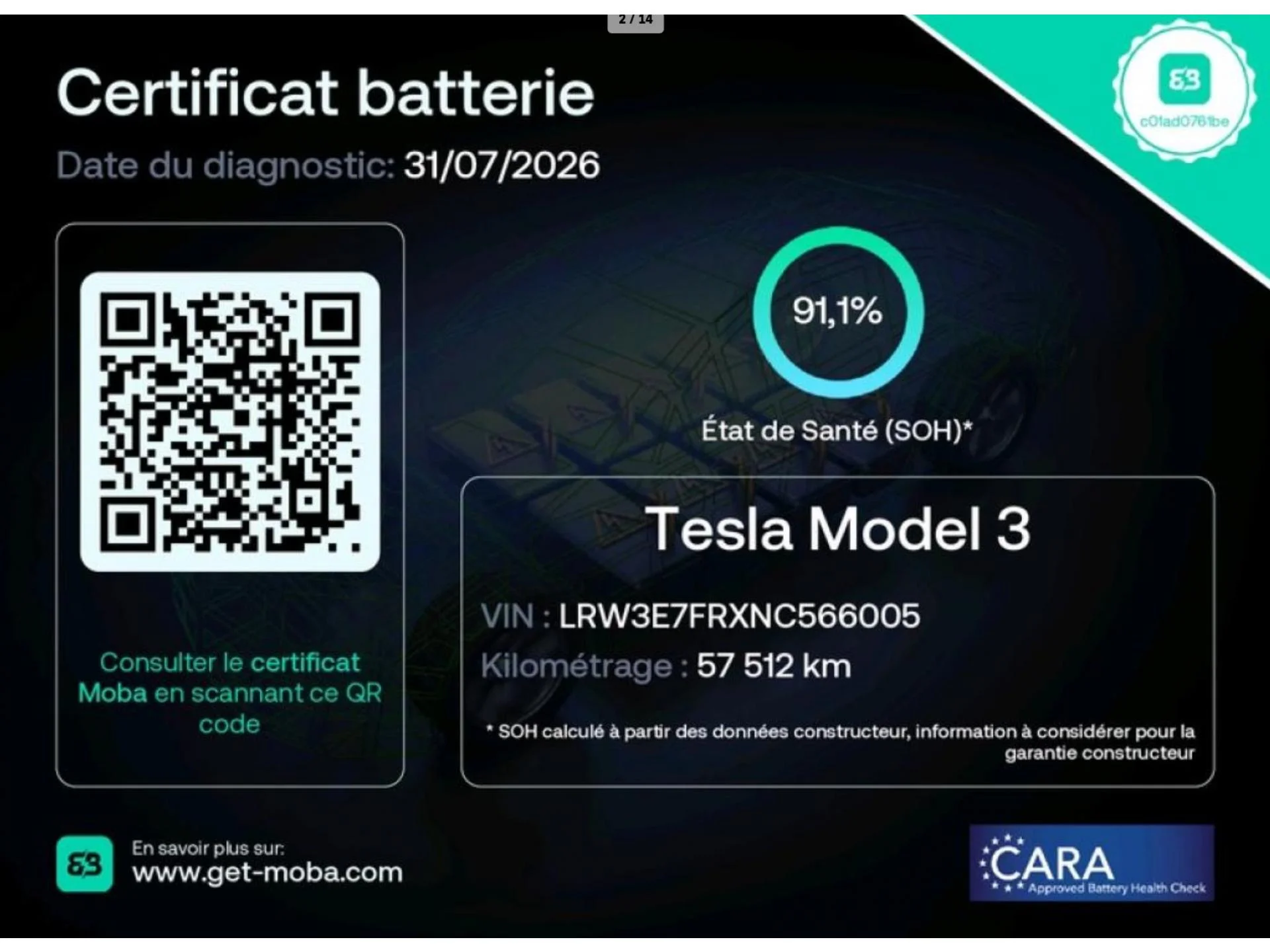 TESLA MODEL 3 - Miniature 5 sur 35 - Cliquer pour voir cette photo
